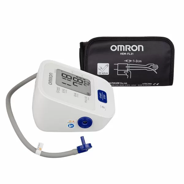 Тонометр автоматический на плечо OMRON M2 Comfort с манжетой 22-42 см и адаптером (HEM-7123-ALRU) Тонометр автоматический на плечо OMRON M2 Comfort с манжетой 22-42 см и адаптером (HEM-7123-ALRU)