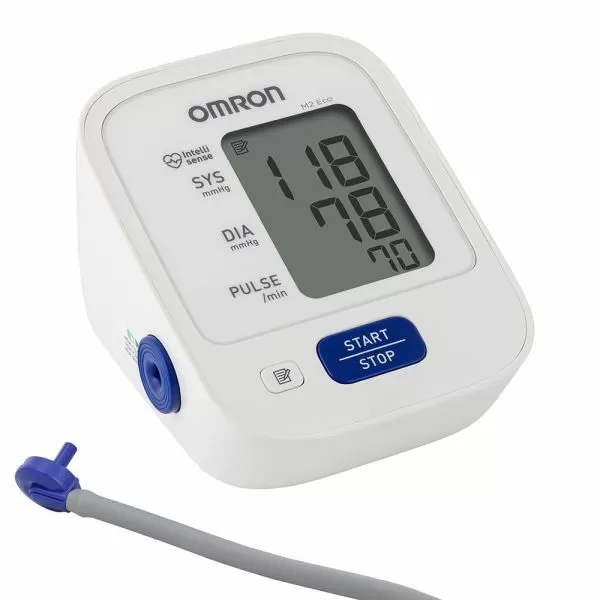 Тонометр автоматический на плечо OMRON M2 Eco с манжетой 22-32 см и адаптером (HEM-7126-ARU) Тонометр автоматический на плечо OMRON M2 Eco с манжетой 22-32 см и адаптером (HEM-7126-ARU)
