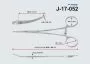 Зажим кровоостанавливающий зубчатый изогнутый №1 160мм З-53 J-17-052 Зажим кровоостанавливающий зубчатый изогнутый №1 160мм З-53 J-17-052