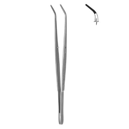 Пинцет зубной изогнутый 147х0,8 мм Hilbro 63.031.15 Пинцет зубной изогнутый 147х0,8 мм Hilbro 63.031.15