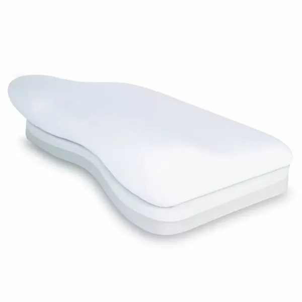 Подушка ортопедическая Luomma Lum F-515, с эффектом памяти и выемкой под плечо, валики 14 и 9 см, с регулировкой по высоте