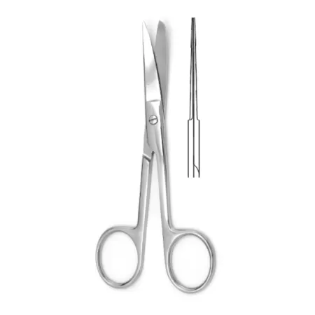 Ножницы с одним острым концом прямые Hilbro Ножницы с одним острым концом прямые Hilbro