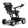 Кресло-коляска с электроприводом MET Compact Pro 4WS, артикул 20018, складная, с анатомическим сиденьем и системой подруливания задних колес Кресло-коляска с электроприводом MET Compact Pro 4WS, артикул 20018, складная, с анатомическим сиденьем и системой подруливания задних колес