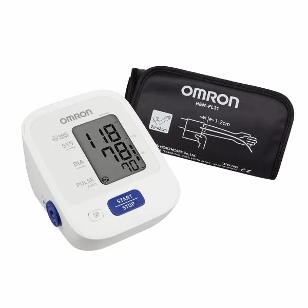 Тонометр автоматический на плечо OMRON M2 Comfort с манжетой 22-42 см и адаптером (HEM-7123-ALRU) Тонометр автоматический на плечо OMRON M2 Comfort с манжетой 22-42 см и адаптером (HEM-7123-ALRU)