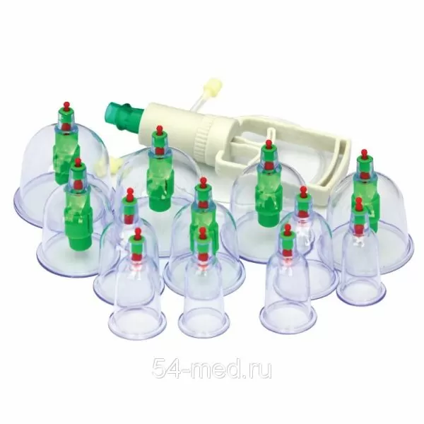 YS-0012 Вакуумные банки с вакууматором №12