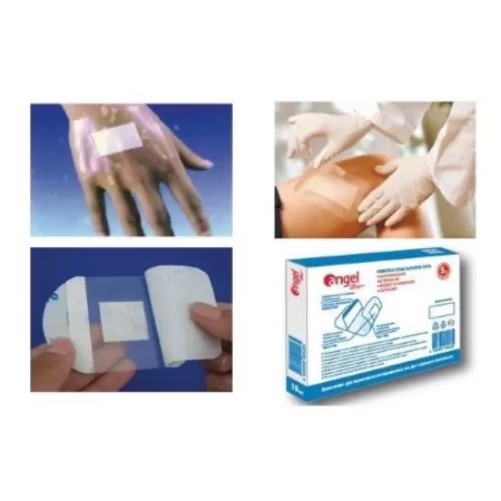 Повязка пластырного типа бактерицидная стерильная angel 15х9 см 10 шт. Повязка пластырного типа бактерицидная стерильная angel 15х9 см 10 шт.