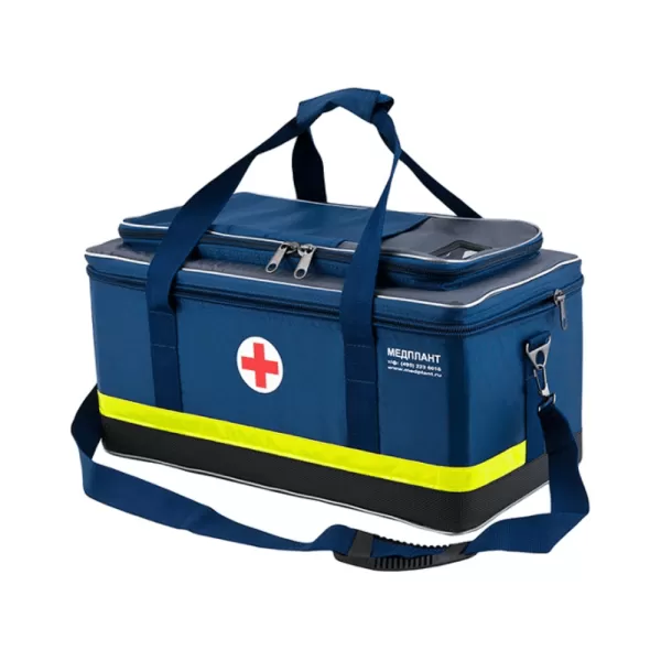 Набор реанимационный для оказания скорой медицинской помощи МЕДПЛАНТ НРСП-02 в сумке СР-03, артикул 1548 Набор реанимационный для оказания скорой медицинской помощи МЕДПЛАНТ НРСП-02 в сумке СР-03, артикул 1548
