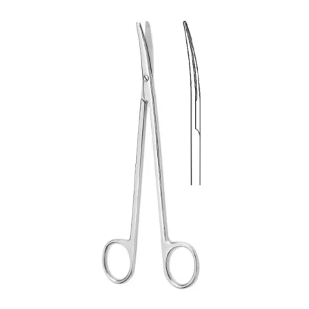 Ножницы с узкими закругленными лезвиями вертикально-изогнутые 175 мм Hilbro 10.0607.17 Ножницы с узкими закругленными лезвиями вертикально-изогнутые 175 мм Hilbro 10.0607.17