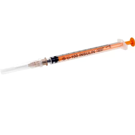 Шприц однократного применения 3-х компонентный  1 мл инсулиновый, упаковка 100 штук Шприц однократного применения 3-х компонентный  1 мл инсулиновый, упаковка 100 штук