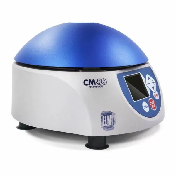 Центрифуга лабораторная ELMI CM-50 с ротором 50.01 для пробирок объёмом 0,2 — 2 мл Центрифуга лабораторная ELMI CM-50 с ротором 50.01 для пробирок объёмом 0,2 — 2 мл