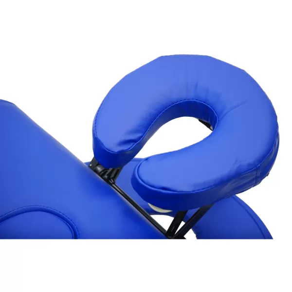 Стол массажный MET Comfort PRO W2, артикул 19027, 2-х секционный складной на буковом каркасе с регулировкой высоты, синий Стол массажный MET Comfort PRO W2, артикул 19027, 2-х секционный складной на буковом каркасе с регулировкой высоты, синий