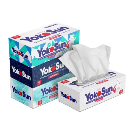 Салфетки бумажные детские YOKOSUN N200 
