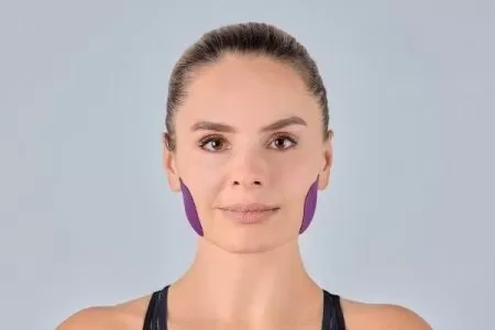 Кинезио тейп для лица Face Tape BBalance 2,5см*5м, хлопок, бежевый, 2 рулона