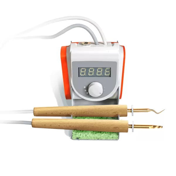 Электрошпатель зуботехнический двухканальный Аверон ЭШЗ 2.1 ДУЭТ НЬЮ с цифровой индикацией температуры Электрошпатель зуботехнический двухканальный Аверон ЭШЗ 2.1 ДУЭТ НЬЮ с цифровой индикацией температуры