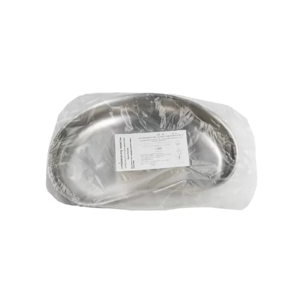 Лоток почкообразный Surgicon ЛМП-200 Т-200, размер 200х120х30, объем 0,3л, сталь  Лоток почкообразный Surgicon ЛМП-200 Т-200, размер 200х120х30, объем 0,3л, сталь