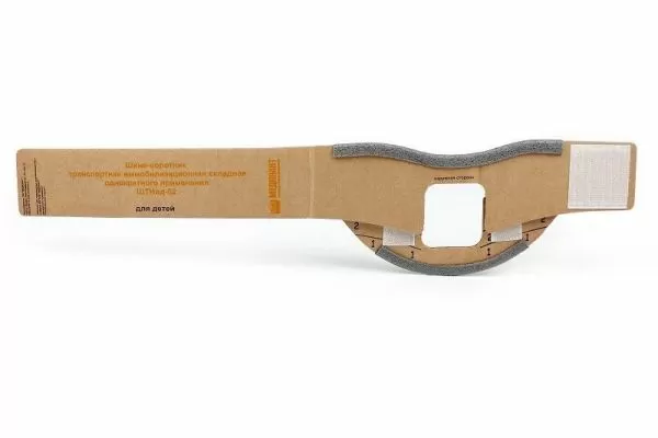 Шина-воротник транспортная иммобилизационная для детей (3-х размерная) Медплант ШТИдв-02 арт 1111 Шина-воротник транспортная иммобилизационная для детей (3-х размерная) Медплант ШТИдв-02 арт 1111