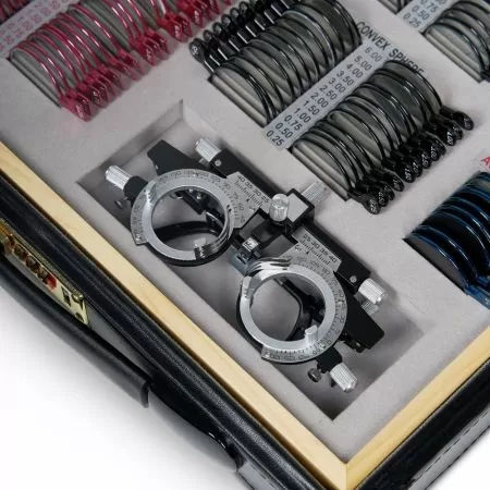 Набор на 103 пробных очковых линз Армед в металлической обойме с оправой без поверки