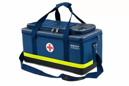 Набор реанимационный для оказания СМП МЕДПЛАНТ НРСП-01 в сумке реанимационной СР-03 с набором для коникотомии, с аспиратором, артикул 455 Набор реанимационный для оказания СМП МЕДПЛАНТ НРСП-01 в сумке реанимационной СР-03 с набором для коникотомии, с аспиратором, артикул 455