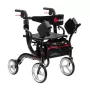 Ходунки-роллаторы ORTONICA XR101 с функцией трансформации в кресло-каталку, черные