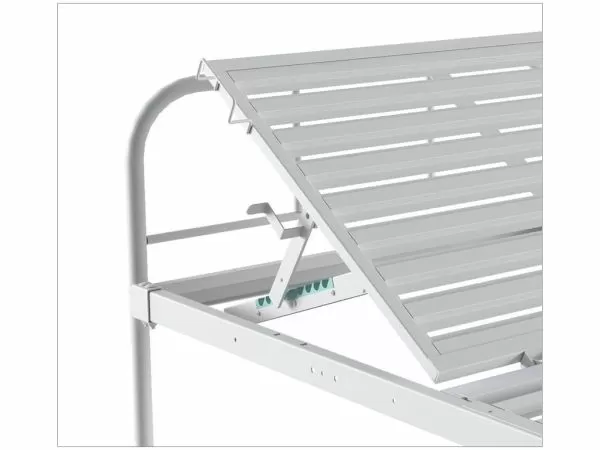 Кровать медицинская Промет КМ-01, МВ111.1.0.1, двухсекционная, нагрузка до 250 кг Кровать медицинская Промет КМ-01, МВ111.1.0.1, двухсекционная, нагрузка до 250 кг