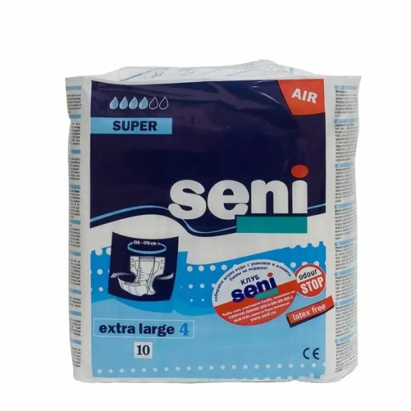 Seni Super Подгузники д/взр Extra Large №10 Seni Super Подгузники д/взр Extra Large №10
