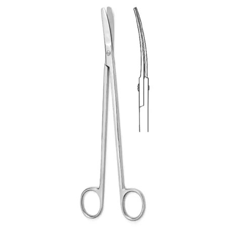 Ножницы тупоконечные вертикально-изогнутые 250 мм Hilbro 10.0509.01 Ножницы тупоконечные вертикально-изогнутые 250 мм Hilbro 10.0509.01