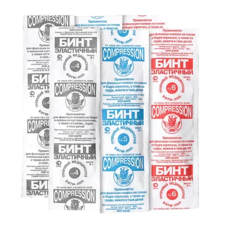 Бинт эластичный трубчатый медицинский БЭТМ-ЛПП Бинт эластичный трубчатый медицинский БЭТМ-ЛПП