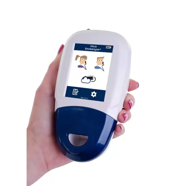 Анализатор окиси углерода в выдыхаемом воздухе портативный смокелайзер Smokerlyzer Micro+ Анализатор окиси углерода в выдыхаемом воздухе портативный смокелайзер Smokerlyzer Micro+