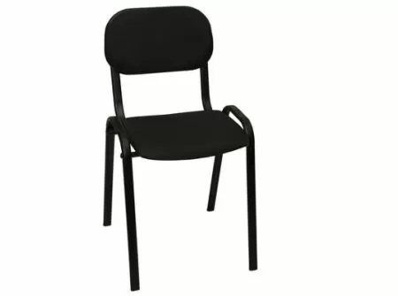 Стул на металлическом каркасе Персона 4 черный Стул на металлическом каркасе Персона 4 черный