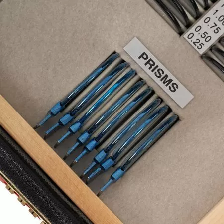 Набор на 158 пробных очковых линз Армед в металлической обойме с оправой без поверки