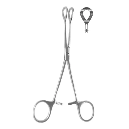 Зажим тампонный прямой 180 мм Hilbro 16.0085.18 Зажим тампонный прямой 180 мм Hilbro 16.0085.18