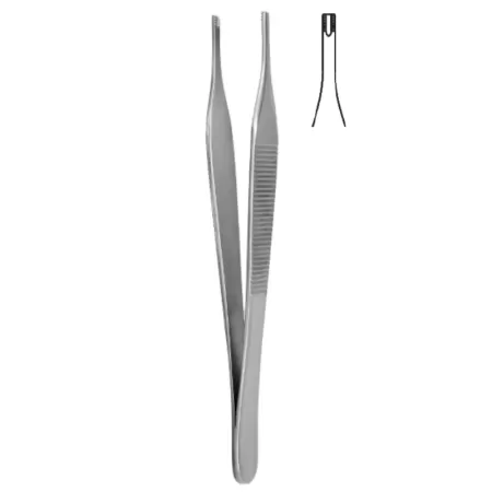 Пинцет Браун-Адсон тканевый 121 мм Hilbro 12.0259.12 Пинцет Браун-Адсон тканевый 121 мм Hilbro 12.0259.12