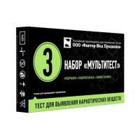 Набор тест-полосок для выявления наркотиков и их метаболитов в моче Мультитест кассета М6 на 3 вида наркотиков Набор тест-полосок для выявления наркотиков и их метаболитов в моче Мультитест кассета М6 на 3 вида наркотиков