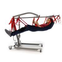 Подъемник с электроприводом для перемещения больных в положении лежа MET LU-210, подвес-гамак в комплекте