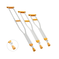 Костыль подмышечный алюминий ORTONICA с УПС, штука 