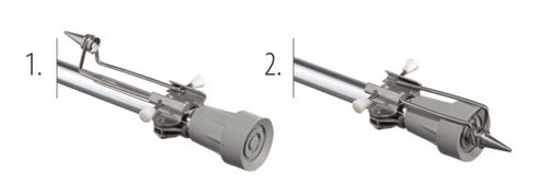 Универсальная противоскользящая насадка B.Well с 1-м зубцом, съемная УПС-3