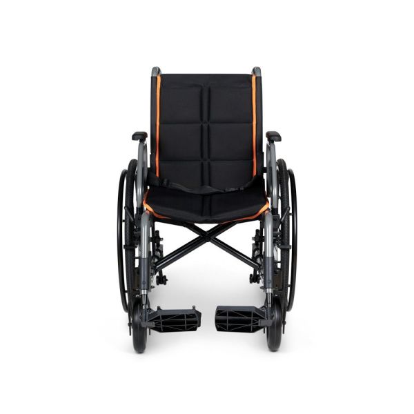 Кресло-коляска для инвалидов Армед 5000 ширина сидения 43см с регулировкой высоты сиденья и подлокотников, быстросъемными колесами и антиопрокидывателями
