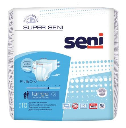 Seni Super Подгузники д/взр Large №10