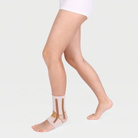 Бандаж на голеностопный сустав Экотен AS-E02 с ребрами жесткости 