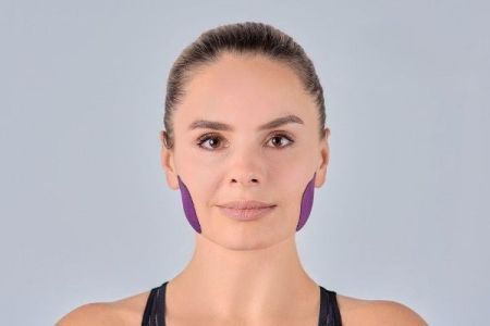 Кинезио тейп для лица Face Tape BBalance 5см*5м, хлопок, бежевый