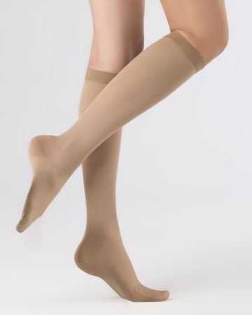 Гольфы компрессионные OFA BAMBERG Classic унисекс с закрытым носком 1 класс компрессии цвет бежевый
