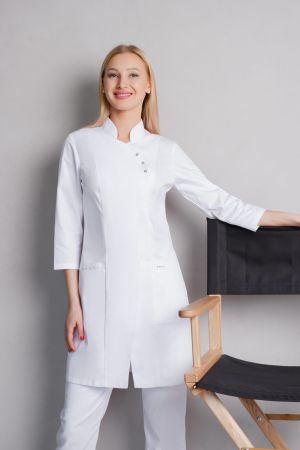 Блуза медицинская женская "Доктор Стиль" Восток (рукав 3/4) Блуза медицинская женская "Доктор Стиль" Восток (рукав 3/4)