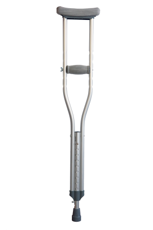 Костыли подмышечные алюминий (серые накладки) Тривес СА801Lбез УПС (пара)