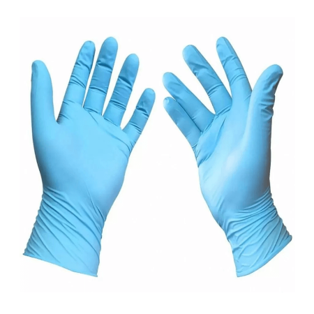 Перчатки смотровые нитриловые неопудренные нестерильные (упаковка 100 пар) Перчатки смотровые нитриловые неопудренные нестерильные (упаковка 100 пар)