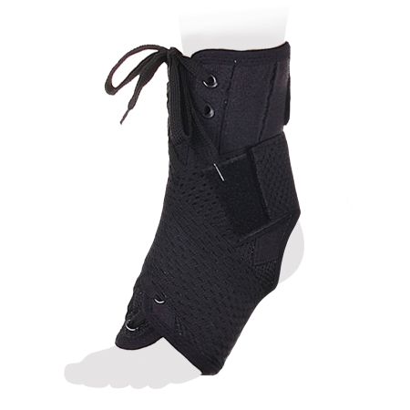 Бандаж на голеностопный сустав на шнуровке Экотен AS-ST/M с ребрами жесткости 