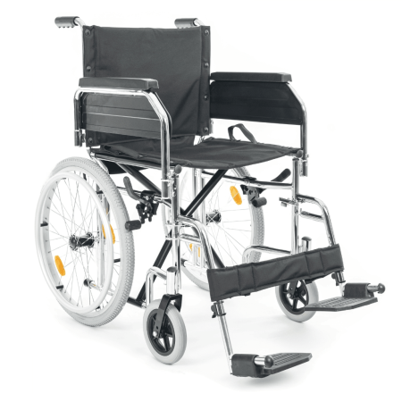 Кресло-коляска МЕТ TRANSIT 150 для узких проходов, ширина сиденья 48 см, колеса пневматические