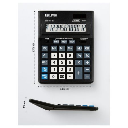 Калькулятор настольный Eleven Business Line CDB1201-BK