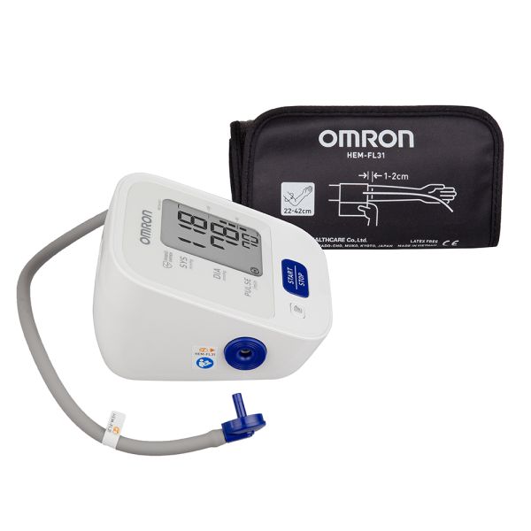 Тонометр автоматический на плечо OMRON M2 Comfort с манжетой 22-42 см и адаптером (HEM-7123-ALRU) Тонометр автоматический на плечо OMRON M2 Comfort с манжетой 22-42 см и адаптером (HEM-7123-ALRU)