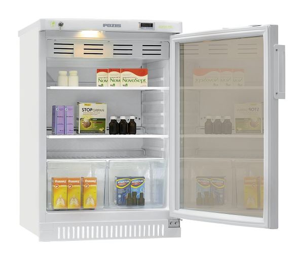 Холодильник фармацевтический Позис ХФ-140-3 белый, тонир. стекло