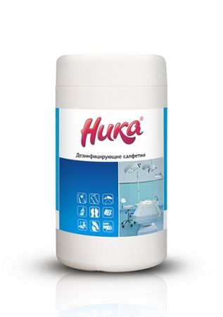 Ника дезинфицирующие салфетки №60